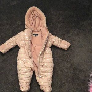 Baby girl snow suit